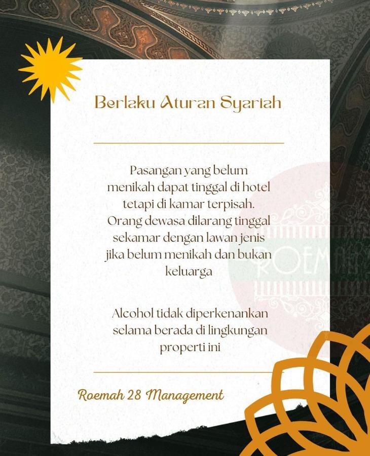 Hotel Roemah 28 Syariah Medan Esterno foto